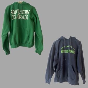 University of Northern Colorado- lot of 2 hoodies